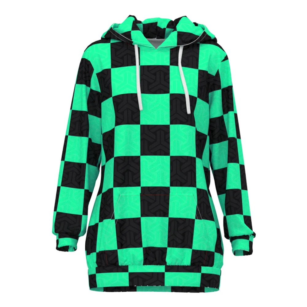 

Riman Cos Sweater Ghost Extermination Surrounding Printing Hooded Long-sleeved Sweater Cosplay Dress up Spring and Autumn