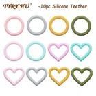 10 шт., детский силиконовый Прорезыватель для зубов
