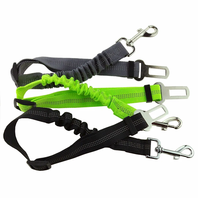 

Dog Car Leash Seat Safe Belt Elastic Reflective Safety Car Pet Chest Leash Rope Travel vehicle Belt Leashes For Dogs