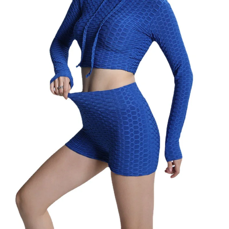 Women Sport Shorts High Waist Yoga 