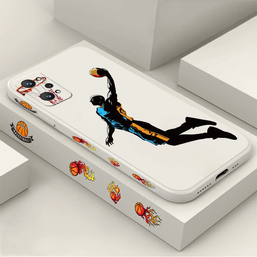 

Wild Dunk Basketball Case For Realme GT Neo 2 3 5 2T C21 C21Y C15 10 8 8I 7 7I 6 5 V25 V15 V13 V11 C25Y C17 V11S Pro Plus Cover