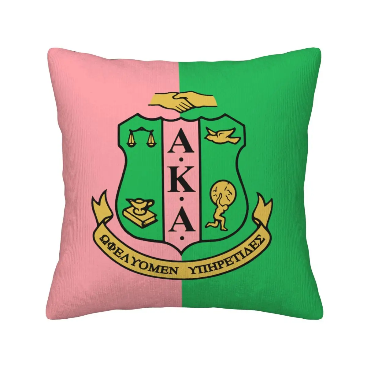 

Alpha Kappa Alpha Throw Pillow Cover Pillowcase for Indoor Bed Home Couch Sofa Bedroom Pillows Cushion Cover
