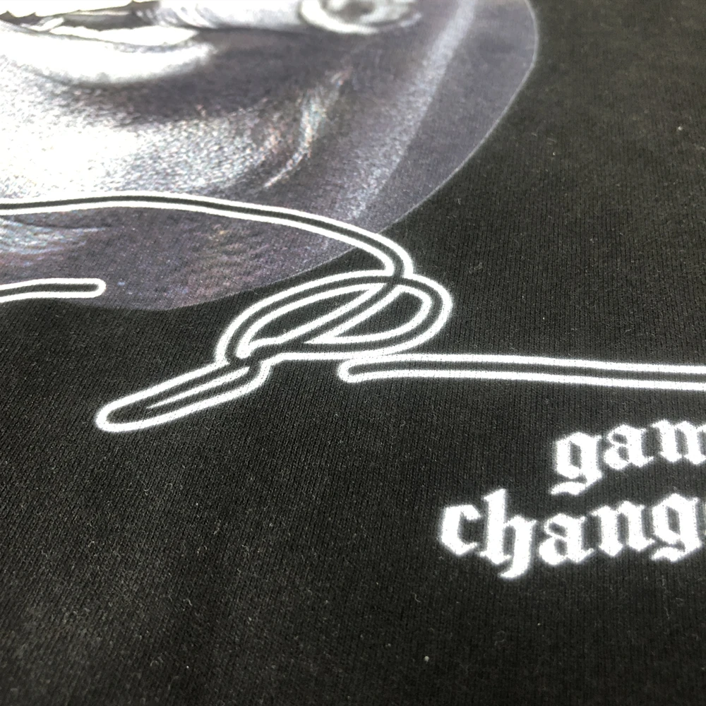 Мужская винтажная футболка из 100% хлопка с принтом в виде баскетбольного