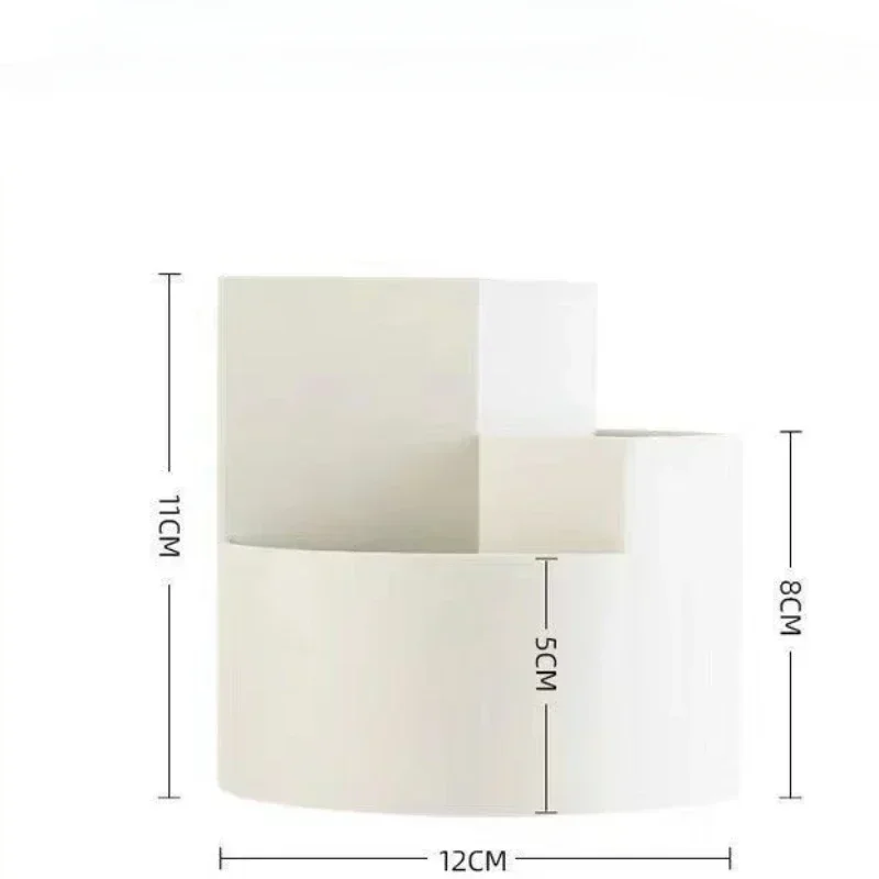 360 ° Вращающийся Держатель Для Хранения Кистей Макияжа Ящик Косметики Органайзер