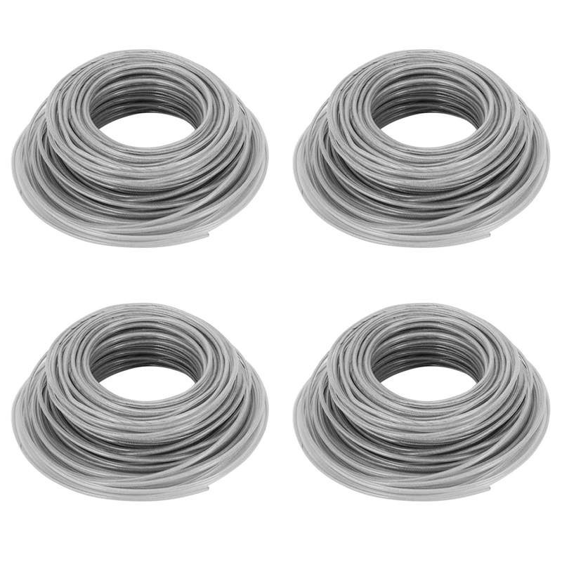 4 шт. 41 м проволочная косилка для газонокосилки нейлоновая веревка кошения газона