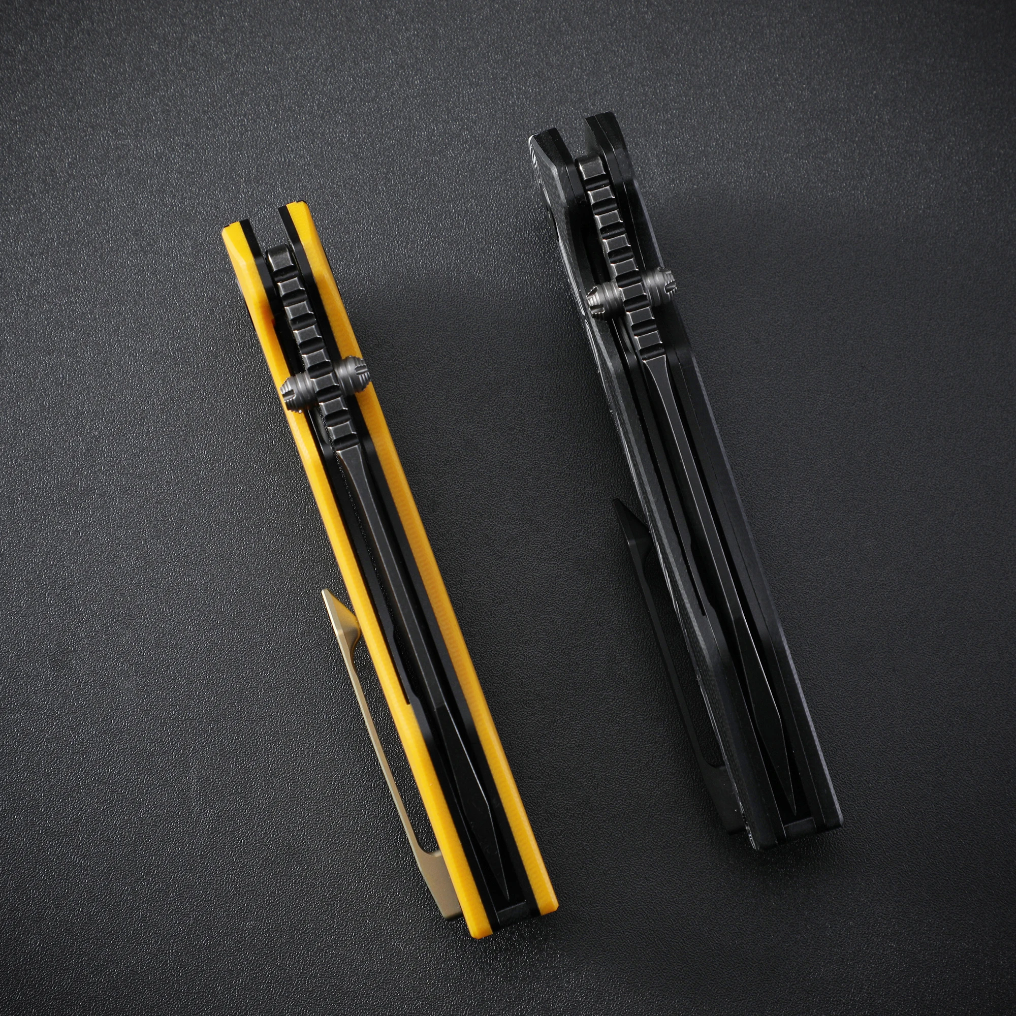 Фото Складной нож Petrified Fish PFP08 с клинком K110 Satin и рукоятью G10, керамический подшипник, Toughbuilt, для активного отдыха, кемпинга, EDC, инструменты для выживания №5