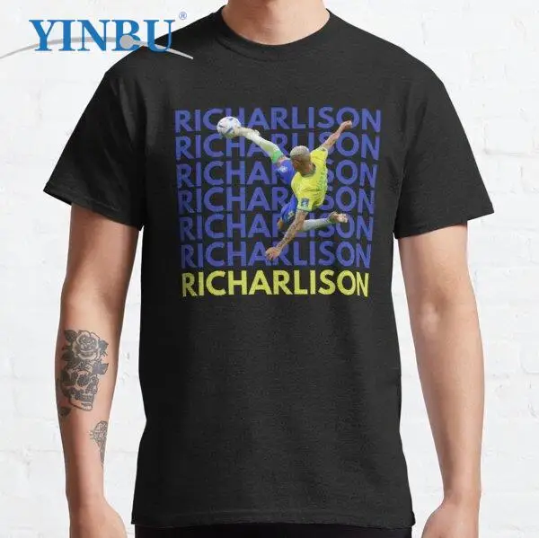 

Richarlison new 2022 T-shirt Men's short sleeve t-shirt YINBU Graphic Tee