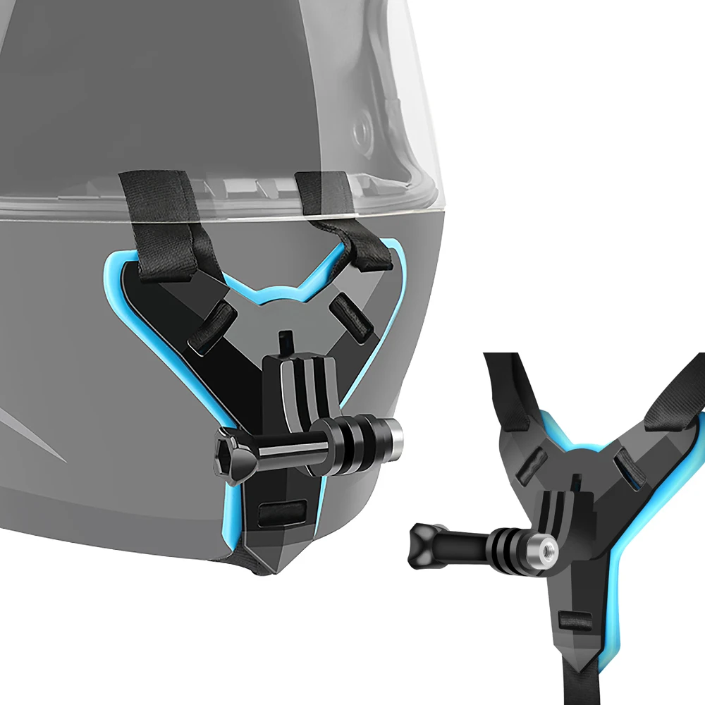 

Motorcycle Helmet Front Chin Bracket Holder Mount for GoPro Hero 10 9 8 7 Xiaomi Yi 4K Sjcam H9r Insta360 One x2 Accessory