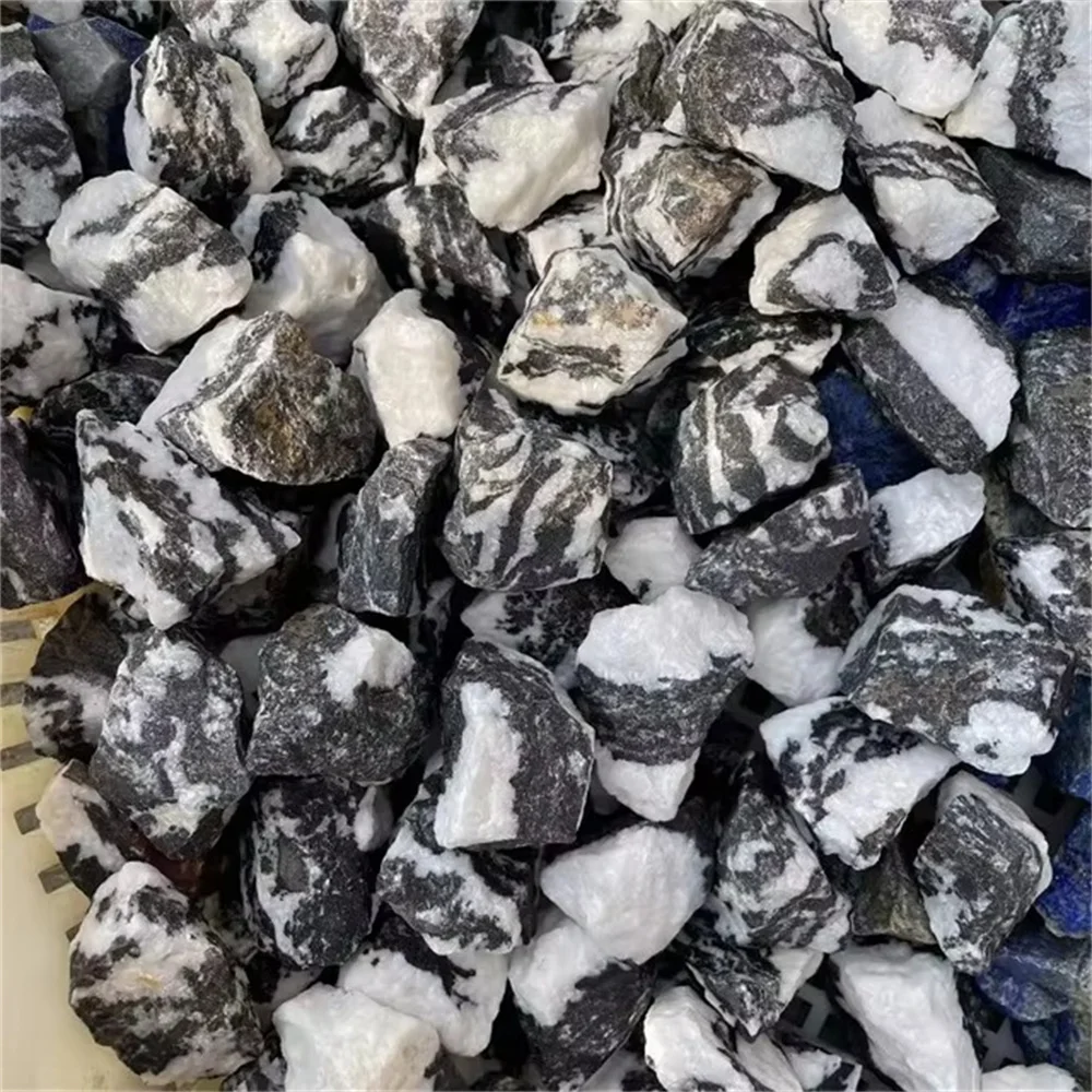 Необработанные кристаллы кварца зебра 2-5 см