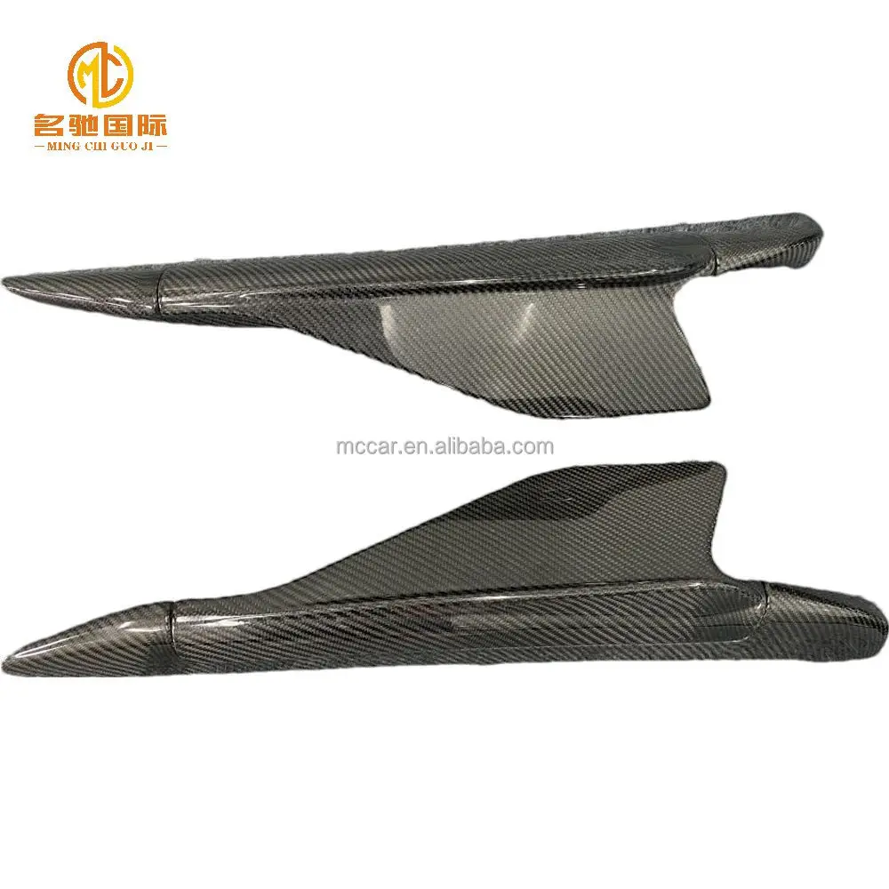Высококачественная боковая пленка автомобиля угол из углеродного волокна