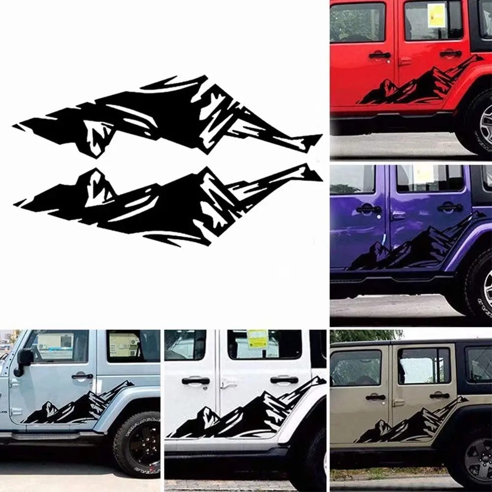 

GiftCity Car Decals- 1 Set Mountain Decal -Car Sticker Decals, Car Decal Vinyl Car Body Decal for Car/Truck/F-150/Jeep Wrangler,