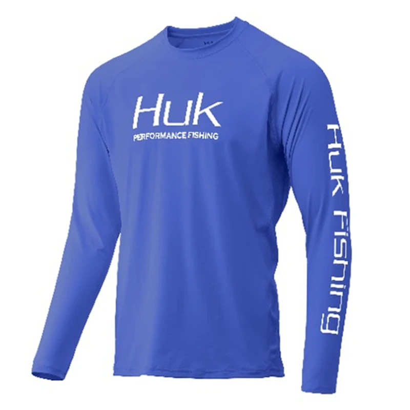 

HUK Fishing Shirt Long Sleeve Uv Protection Man Outdoor Summer Camouflage Moisture Wicking Jersey Fishing Apparel