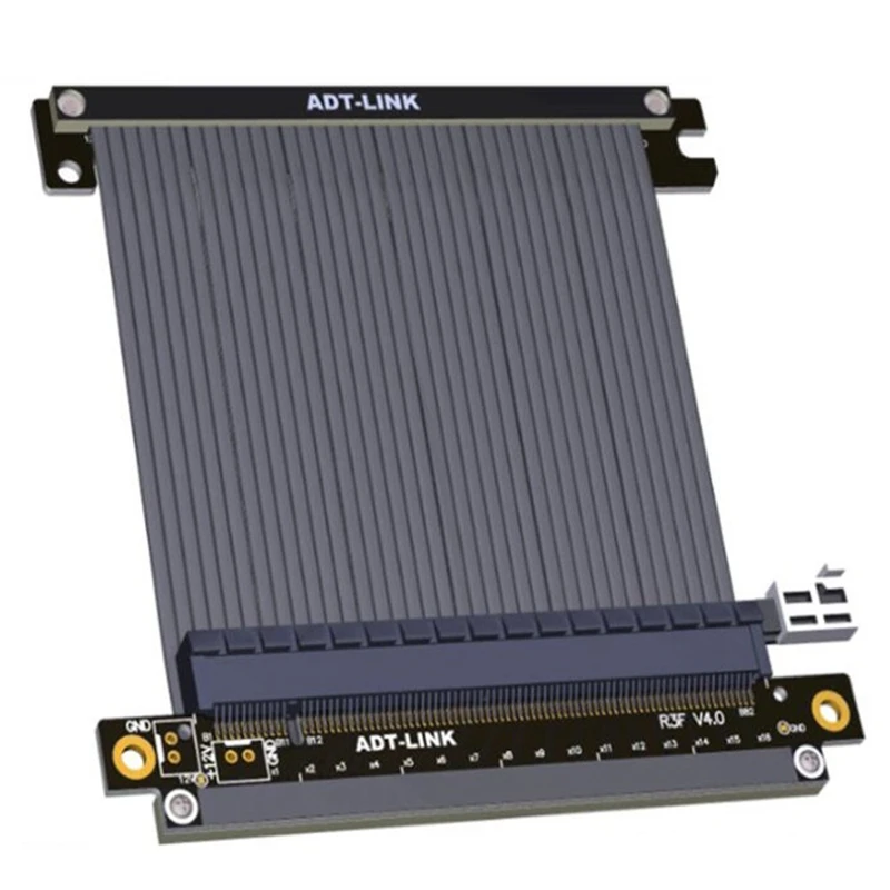 

Удлинительный кабель для видеокарты PCIe 4,0 16X, PCI-E 4,0, двойной Реверсивный Удлинительный кабель для видеокарт