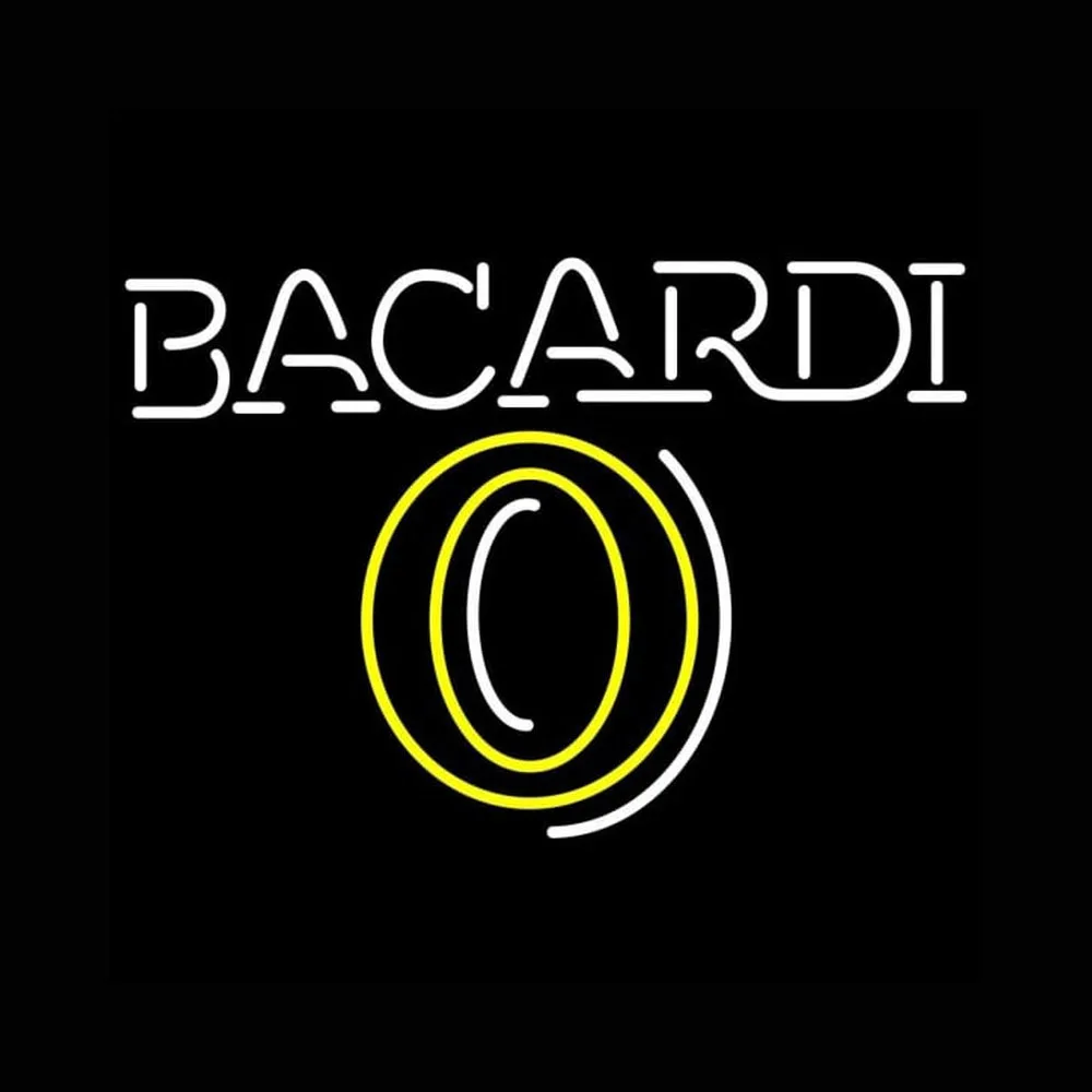 

Bacardi O Rum Beer Neon Light Sign Custom Handmade Real Glass Tube Bar Firm Party Store Advertise Wall Decor Display Lamp 17X14"