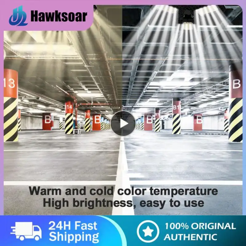 

Workshop Lighting 40/60/80w Ceiling Light 3000k/6000k Led Garage Light Adjustable Deformable Bulb 2023 Industrial Lighting Hot