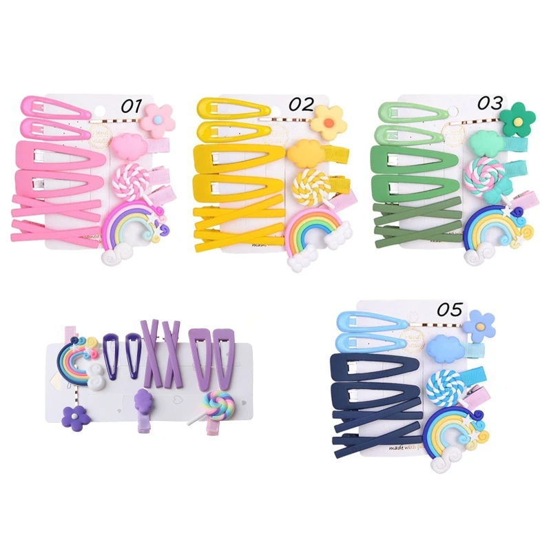 

Colored Simple 10pcs Metal Hair Barrettes Hairpins BB Headbands Hair Clips for Girls Womens Hairgrips Hair Styling Tool