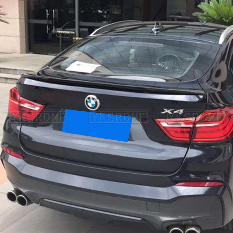 Для BMW F26 X4 2015 2016 2017 2018 Материал ABS Неокрашенный цвет P Стиль Задний спойлер