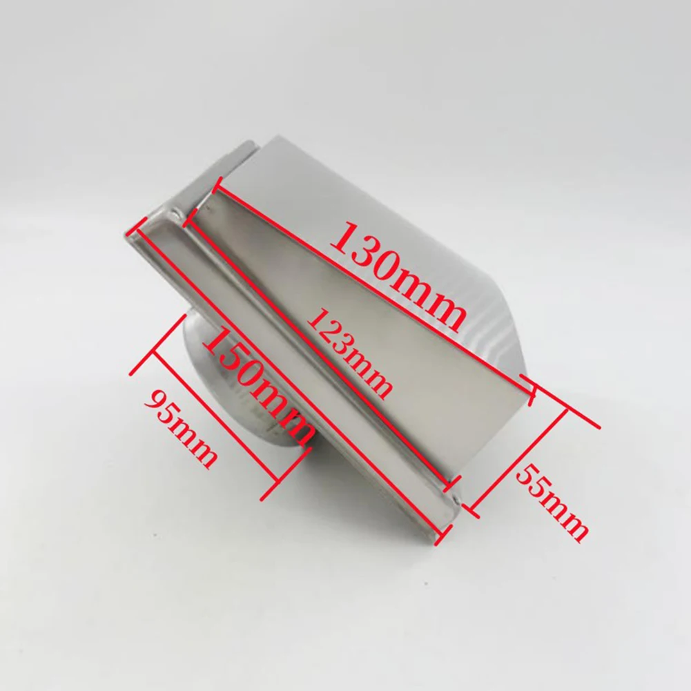 

100mm Wall Air Vent Ducting Cover Wall Air Vent Extract Valve Grille Ducting Cover Ventilation Outlet Home Improvement