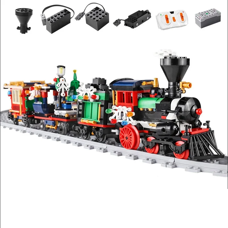 

36001 Motorized High-tech Car Model Compatible With 10254 Winter Holiday Train Building Blocks Bricks Kids Christmas Gifts