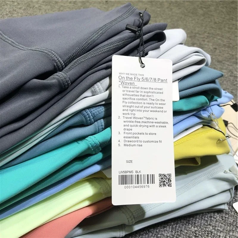 With Logo Women No T Line Align High Waist Legging Fitness Leggings Sexy Tights Workout Sport Pants Slim Elasticity Yoga Pants