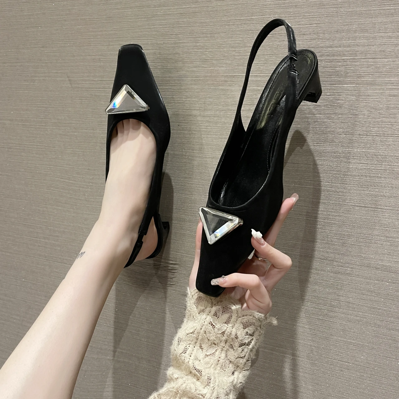 

2022 Summer New Sandals Women Sexy Slip-On Thin High Heels Sandals Female Buckle Strap Slingback Wedding Shoes for Women