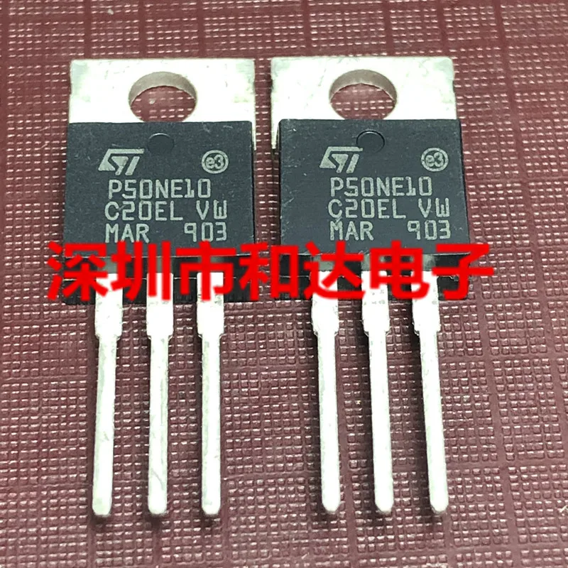 

5PCS-10PCS P50NE10 STP50NE10 MOS TO-220 100V 50A NEW AND ORIGINAL ON STOCK