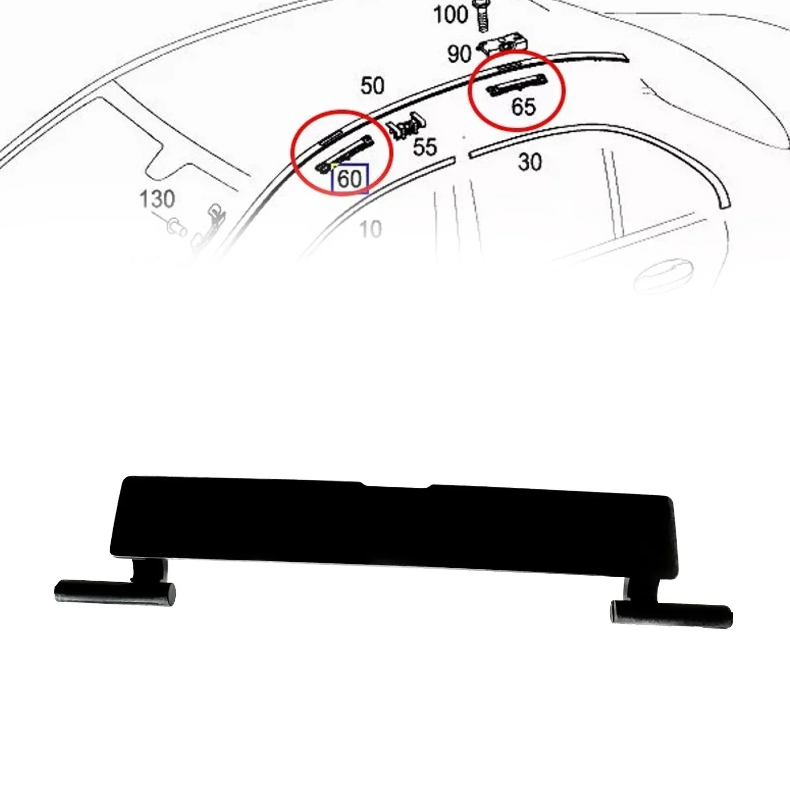 Прочная гарантированная крышка багажника на крышу для MERCEDES CLA W117 1319 долговечная