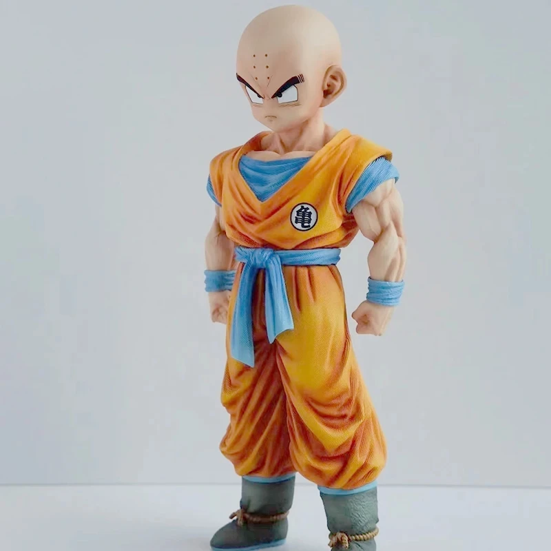 Фото Новая фигурка из аниме Dragon Ball Z: Крилин и Сон Гохан, коллекционная модель из ПВХ, игрушки, подарки №2