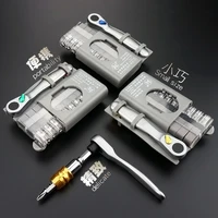 mini ratchet wrench screwdriver bit set multifunctional special shaped slotted phillips screwdriver hand tools