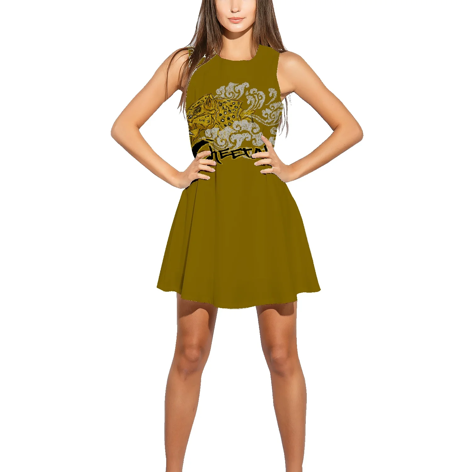 

Женское платье с леопардовым принтом, новинка 2022, Спортивная повседневная облегающая юбка, универсальная короткая юбка