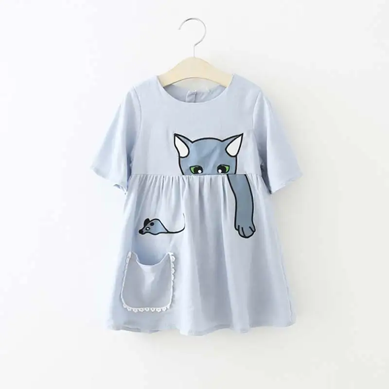 

Bear Leader/платье для девочек; Коллекция 2022 года; Летнее модное платье для девочек; Милое платье для девочек; Платье с цветочным рисунком; Одежда ...