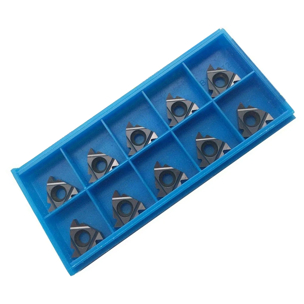 

Industry Tool Threading Inserts 10 Pcs/ Set 16ER AG60 High Grip Strength Impact Resistance For Stainless Steel