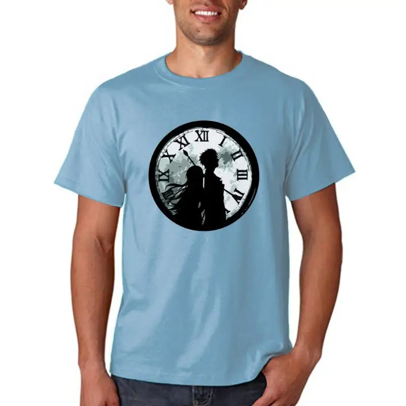 

Steins Gate Print Women T Shirt Summer Aesthetics Graphic Short Sleeve Polyester Shirts Clothing Tops Ullzang Anime Tees