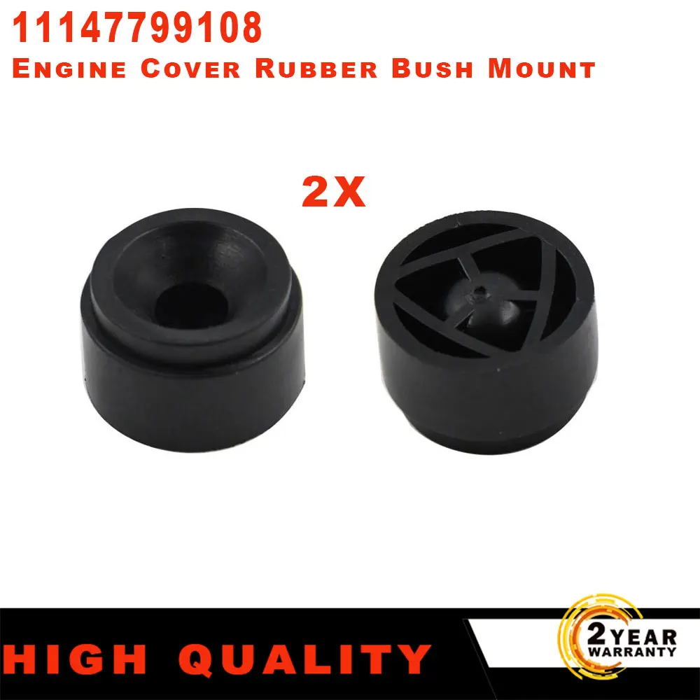 

2Pcs Engine Cover Mount Bush Rubber Grommet 11147799108 13717588501 For Bmw 1 2 3 4 5 6 7 Series X1 X3 X4 X5 X6 Car Accessories