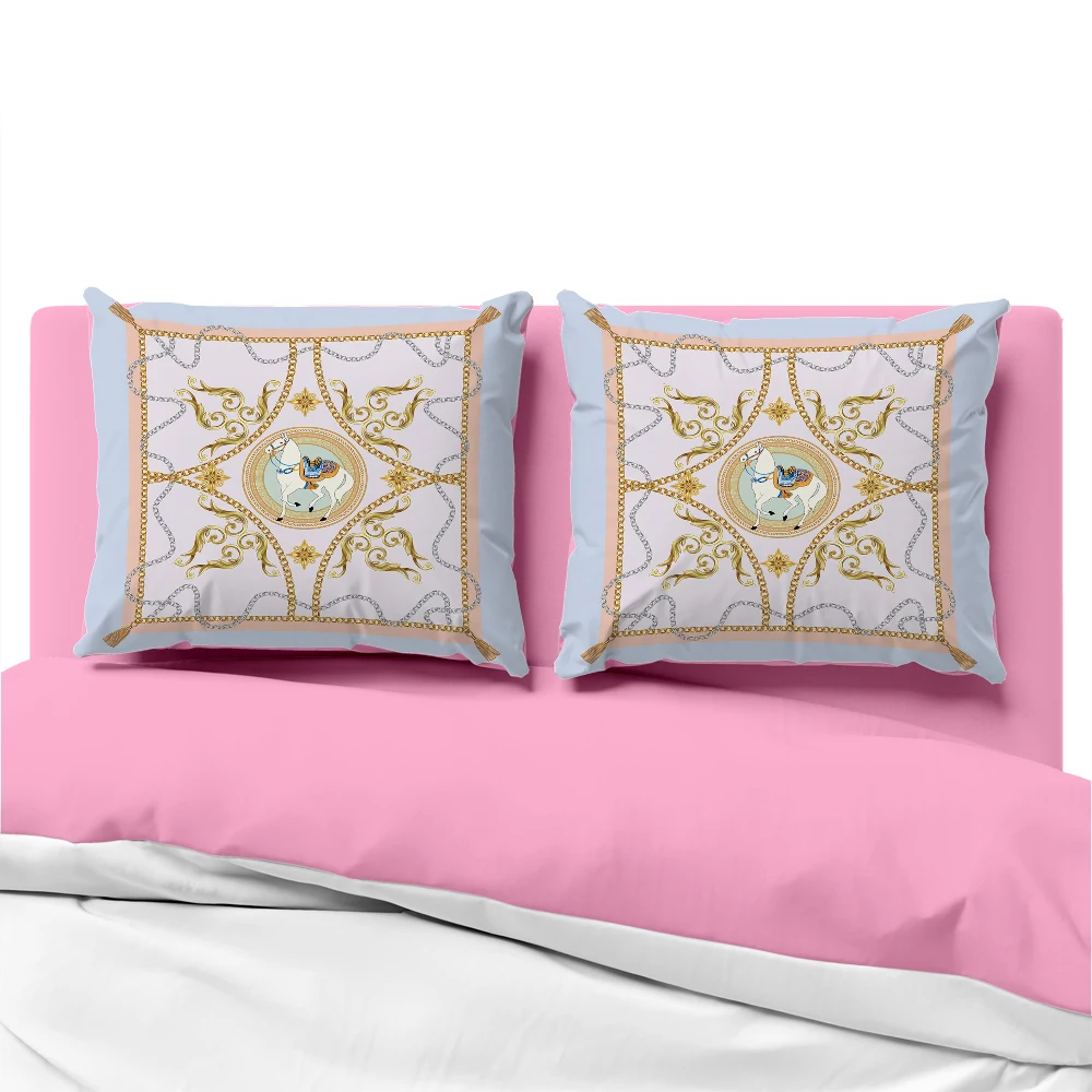 

Luxury Pillow cover for sofa Decorative pillow case Bedding Pillowcase Pillowcovers 50x70 50x75 50x80 horse