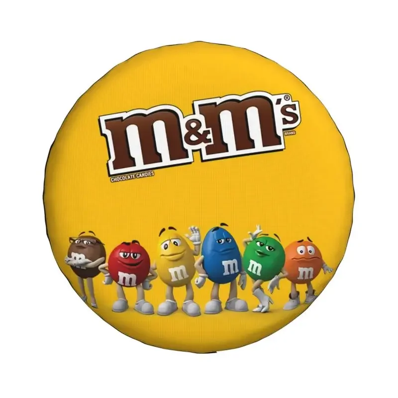 Изготовленный на заказ чехол для запасного колеса M&ampM's Chocolate Beans 4x4 RV Candy Toyota Land