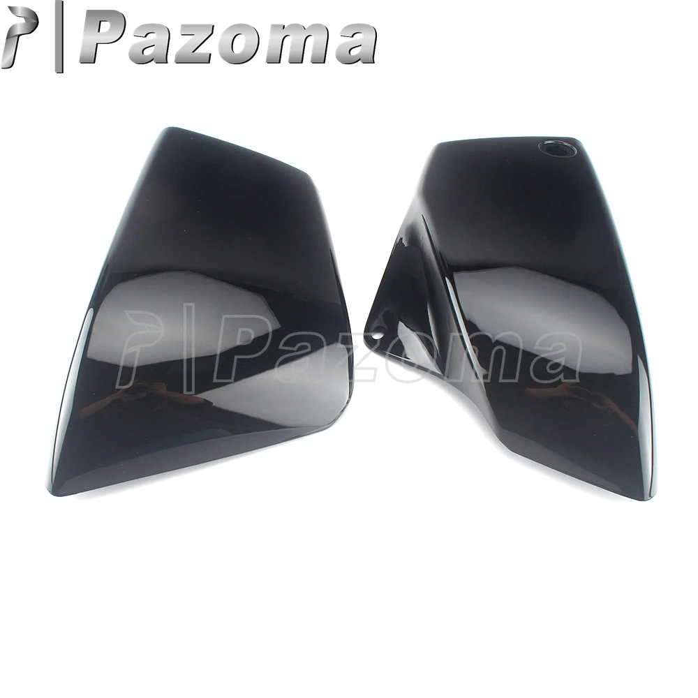 Крышка бокового аккумулятора мотоцикла черного цвета 1 пара обтекатели защита