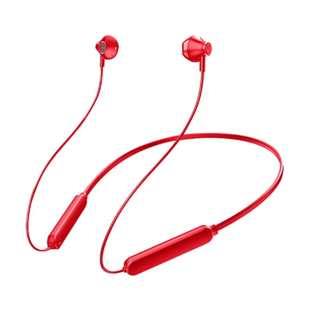 

bt-95 Bluetooth HeadSet Neckband sports running sweat-proof long magnetic Bass Stereo wireless Earphones with Mic TF Card play
