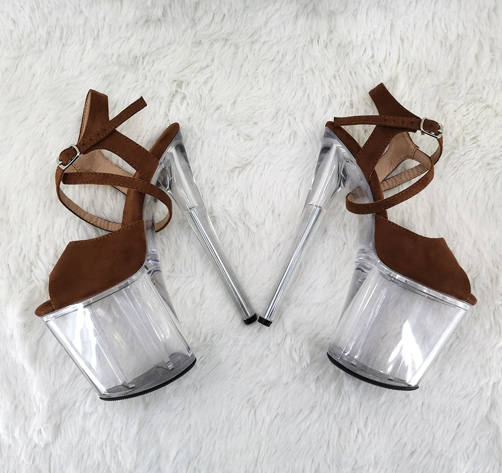 Leecabe 8Inch/20cm Women's Platform Sandals  party High Heels Shoes Pole Dancing Shoes