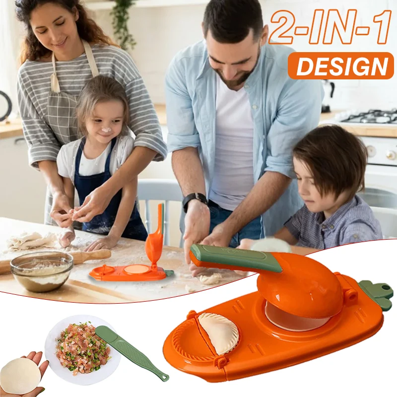 

2 в 1 устройство для изготовления пельменей, набор инструментов для прессования теста, устройство для изготовления пельменей, сделай сам, ру...