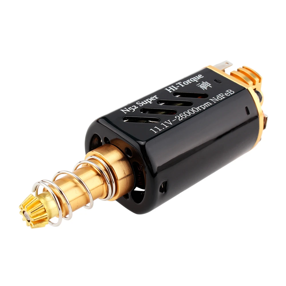 Двигатель CHF-480WA-N52-7021T Nd-Fe-B M180, двигатель с высоким крутящим моментом и теплоотдачей, версия 2, длинная ось коробки передач для страйкбола