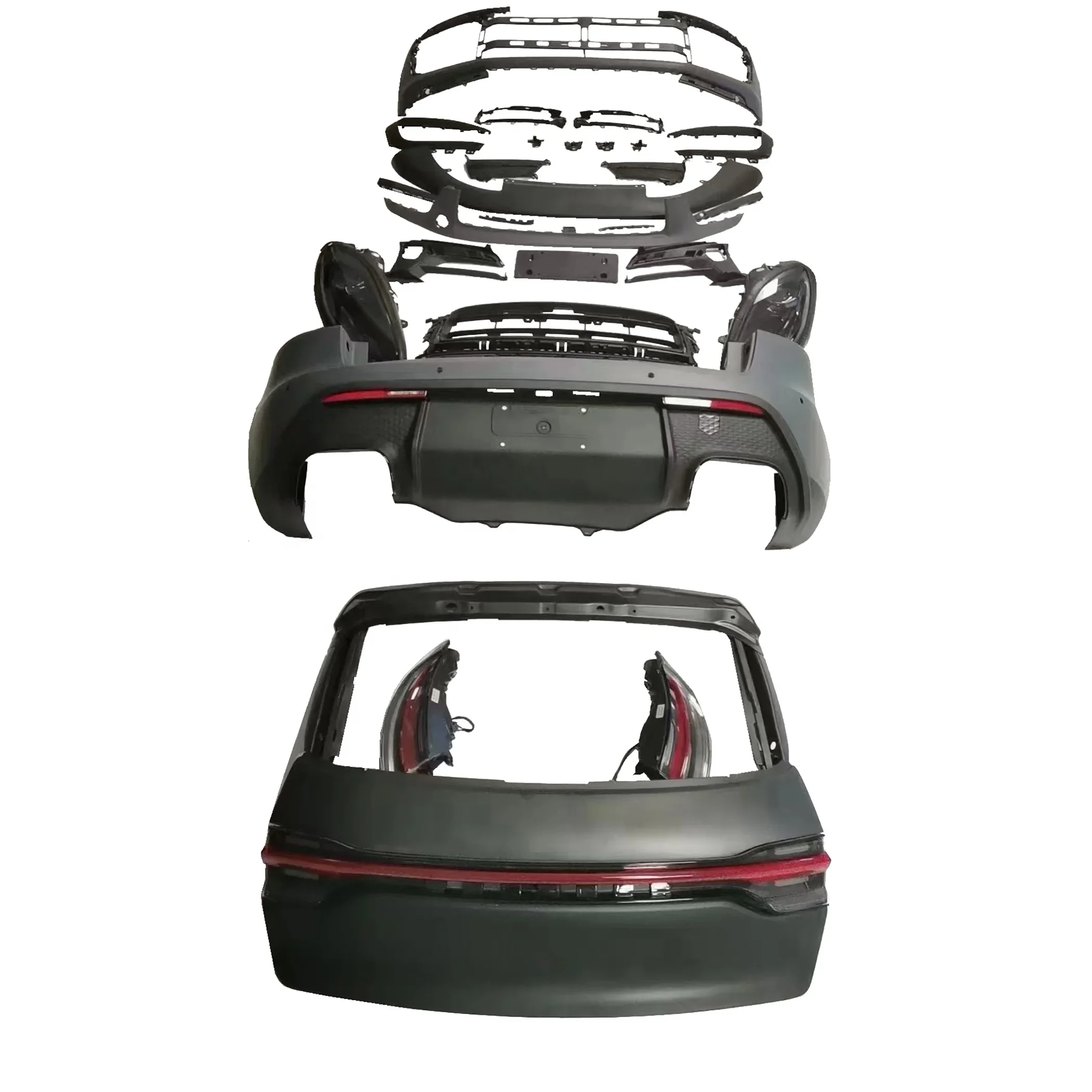 Аксессуары для тюнинга автомобилей 2023 3 комплект Porsche Macan 95b. ветрового спойлера