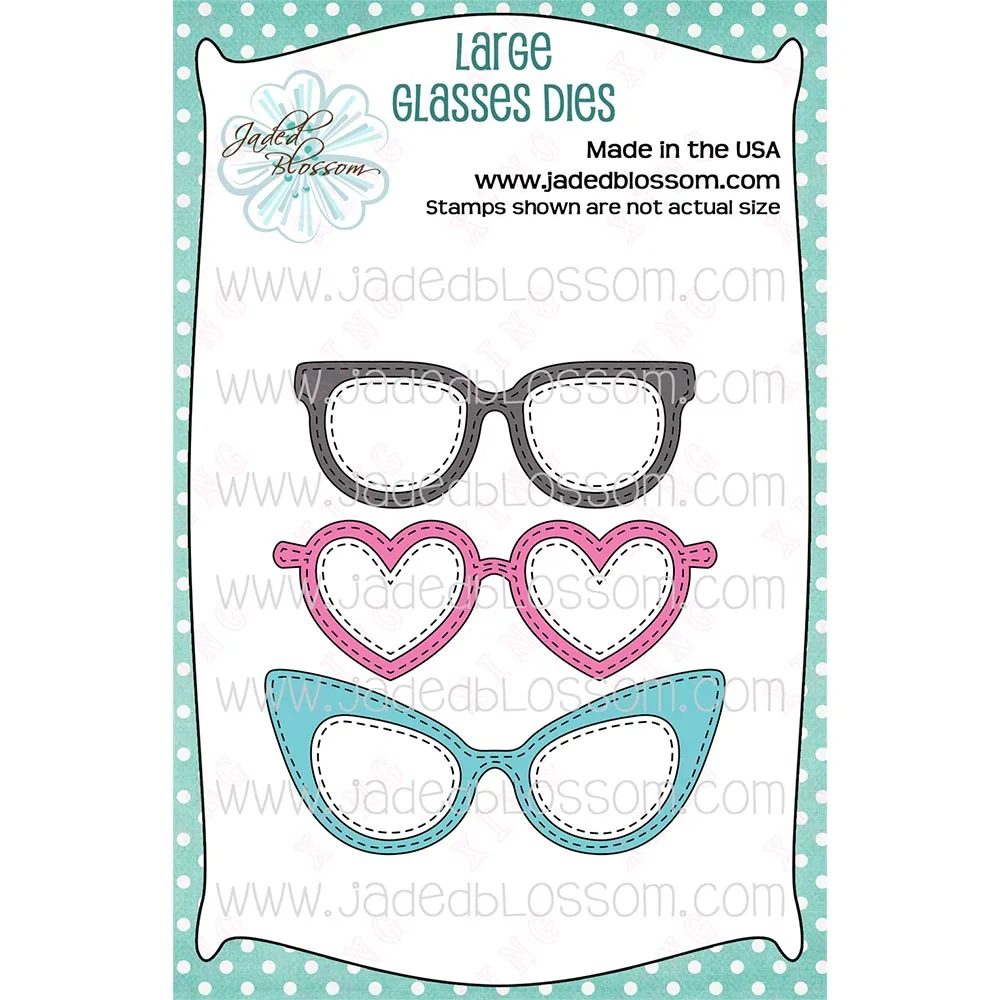 

Newest Arrival Scrapbook Album Decoration Embossing Metal Cutting Dies 2023 Diy Greeting Card Handmade Craft Large Glasses Dies
