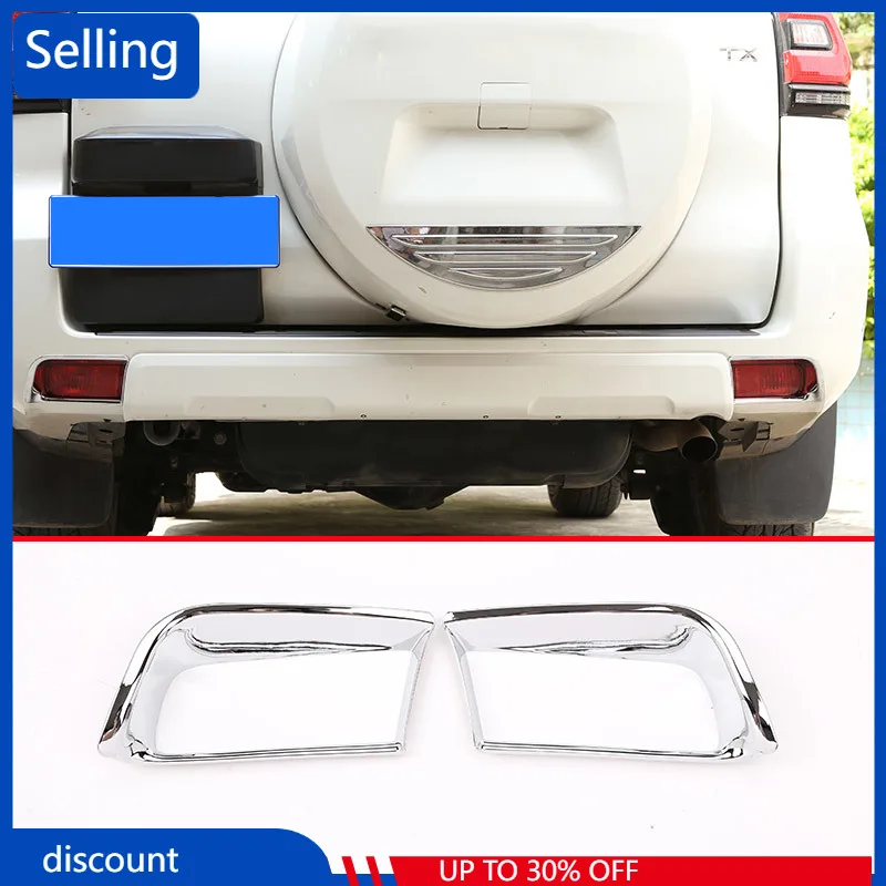 Для Toyota Land Cruiser Prado FJ150 150 2010-2018 ABS Хромированная задняя фара автомобиля декоративная рамка отделка Аксессуары Быстрая доставка