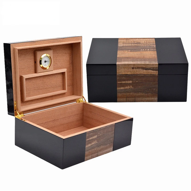 

Коробка для сигар из кедра, большая емкость, коробка для сигар, коробка для сигар, деревянная коробка