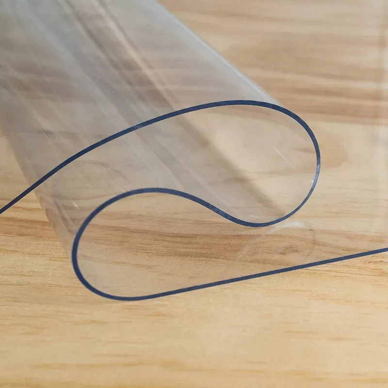 

Soft Glass Table Cloth 2mm PVC Transparent Tablecloth Waterproof Rectangular Table Cover Pad Kitchen Oil-Proof Table Mat