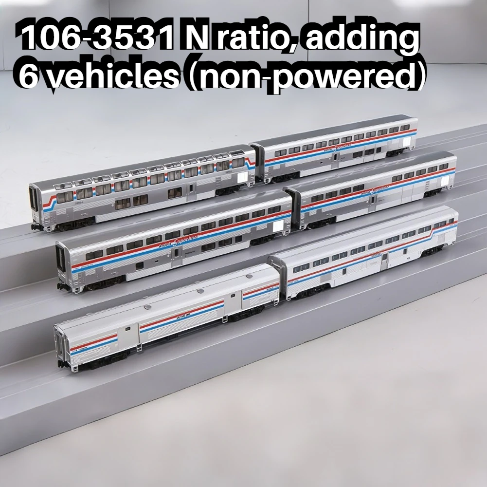 Фото Модель поезда KATO N Type 1/160, локомотив F40PH 106-3530/31, доступны различные варианты, реалистичная модель, игрушка для мальчиков, подарок №3