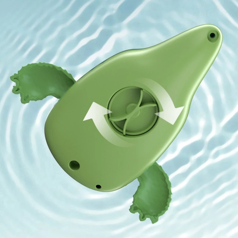 Toddler Shower Winding Toy Swimming Alligator Boat Clockwork Toy Infant Gift Bathing Indoor Beach Toy Baby 4M Bite-Free QX2D