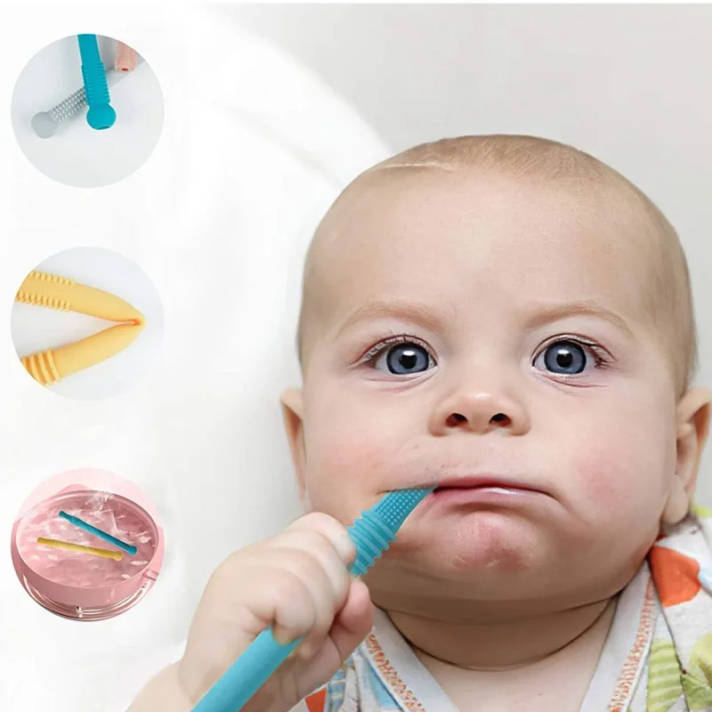 

Детская силиконовая трубка с полыми зубьями gutta percha детская ручная зубная палочка для ухода за детьми