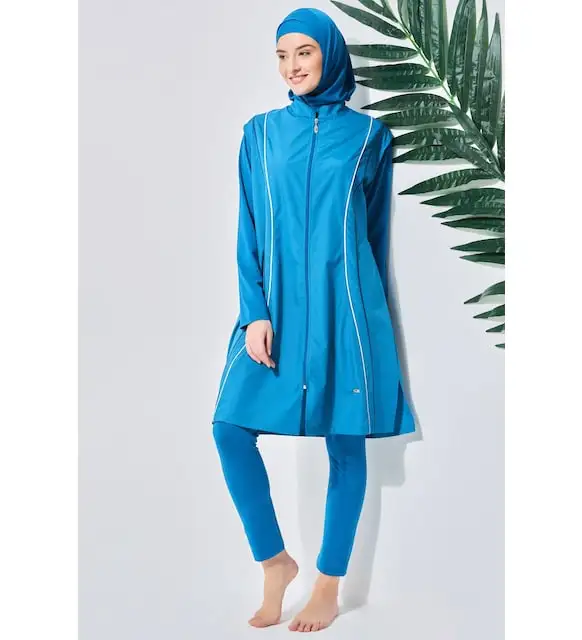 

C & City Full Closed Hijab Swimwear C13076 Petroleum